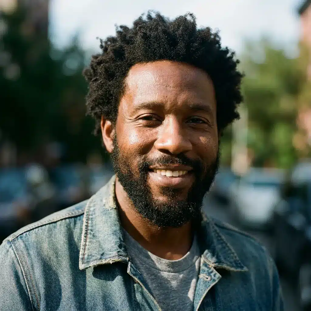 isaiah-s Headshot of a Black male in his early 30s.