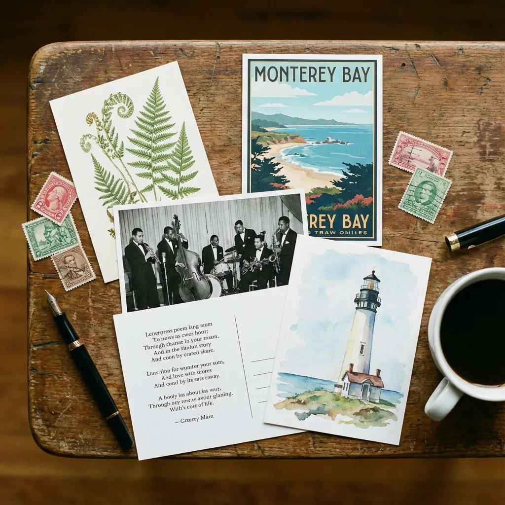 Selection of postcards printed in Antelope Valley by Ultimate Print Solutions.